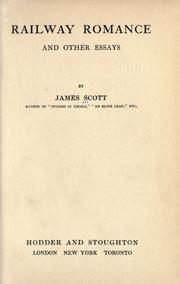 Cover of: Railway romance and other essays by James C. Scott