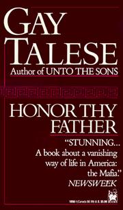 Cover of: Honor Thy Father by Gay Talese