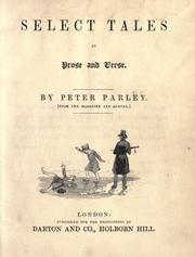 Cover of: Select tales in prose and verse.