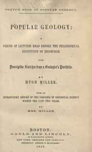 Cover of: Sketch book of popular geology. by Hugh Miller, Hugh Miller