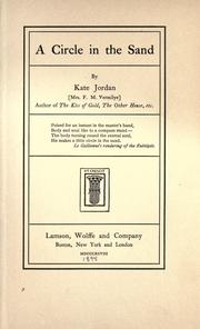 Cover of: A circle in the sand by Kate Jordan, Kate Jordan