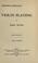 Cover of: Violin playing