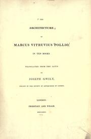 Cover of: The Architecture of Marcus Vitruvius Pollio, in ten books. by Vitruvius Pollio