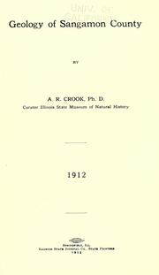 Cover of: Geology of Sangamon County