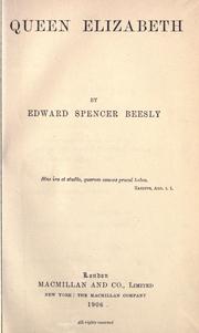 Cover of: Queen Elizabeth by Edward Spencer Beesly, Edward Spencer Beesly