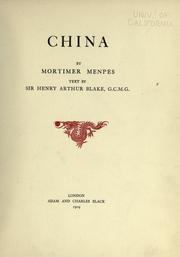 Cover of: China