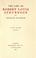 Cover of: The life of Robert Louis Stevenson