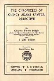 Cover of: The chronicles of Quincy Adams Sawyer, detective