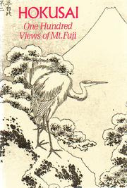 Cover of: Hokusai: One Hundred Views of Mt. Fuji