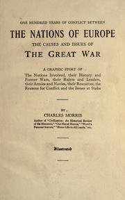 Cover of: One hundred years of conflict between the nations of Europe by Charles Morris