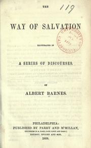 Cover of: The way of salvation by Albert Barnes