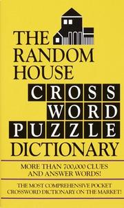 Cover of: The Random House Crossword Puzzle Dictionary