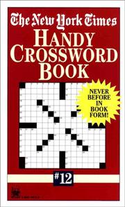 Cover of: New York Times Handy Crossword Book #12 (New York Times Handy Crossword Book)