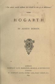 Hogarth by Austin Dobson