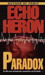 Cover of: Paradox (Echo Heron)