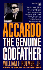 Cover of: Accardo: The Genuine Godfather