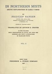 Cover of: In northern mists: Arctic exploration in early times