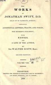 Cover of: Works, containing additional letters, tracts, and poems, not hitherto published. by Jonathan Swift