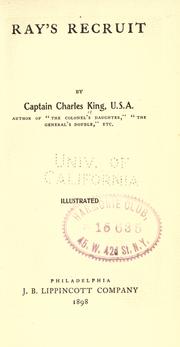 Cover of: Ray's recruit by by Charles King