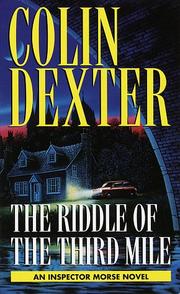 Cover of: The Riddle of the Third Mile (Inspector Morse Mysteries) (Inspector Morse Mysteries) by Colin Dexter