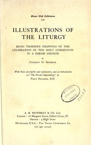 Cover of: Illustrations of the liturgy