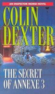 Cover of: Secret of Annexe 3 (Inspector Morse Mysteries) by Colin Dexter
