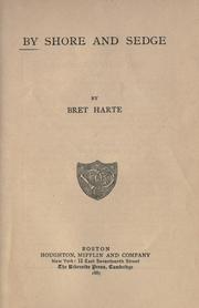 Cover of: By shore and sedge by Bret Harte