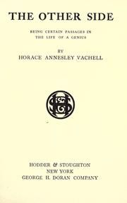 The other side by Horace Annesley Vachell