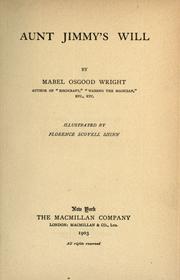 Cover of: Aunt Jimmy's Will by Mabel Osgood Wright