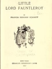 Cover of: Little Lord Fauntleroy. by Frances Hodgson Burnett