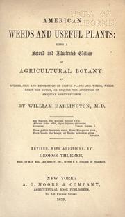 Cover of: American weeds and useful plants by William Darlington
