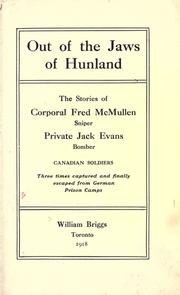 Cover of: Out of the jaws of Hunland by Fred McMullen