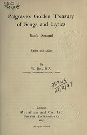 Cover of: Golden Treasury of songs and lyrics: Book second