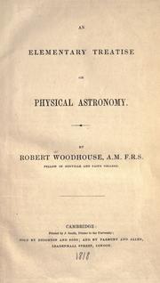 Cover of: An elementary treatise on physical astronomy