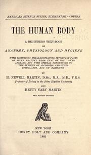 The human body by H. Newell Martin