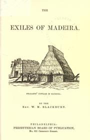 Cover of: The exiles of Madeira.