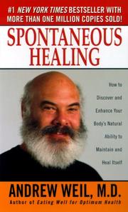 Cover of: Spontaneous Healing  by Andrew Weil