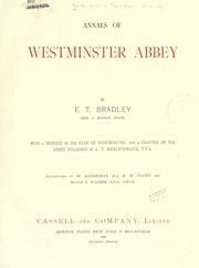 Cover of: Annals of Westminster abbey