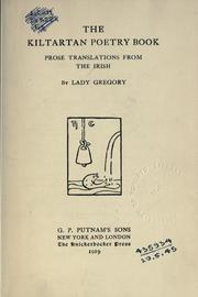 Cover of: The Kiltartan poetry book by Augusta Gregory
