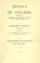 Cover of: Annals of St. Fillans ...
