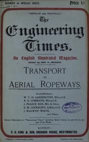 Cover of: Transport by aerial ropeways. by Contributors: W.T.H. Carrington ... R.E. Commans ... J. Pearce Roe [et al.]