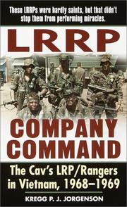 Cover of: LRRP Company Command by Kregg P. Jorgenson