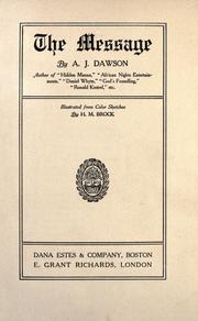Cover of: The message