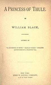 Cover of: A princess of Thule by William Black, William Black