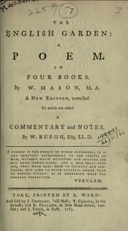 Cover of: The English Garden: a poem in four books