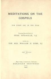 Cover of: Meditations on the Gospels for every day in the year