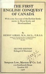 The first English conquest of Canada by Henry Kirke