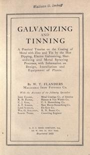 Galvanizing and tinning by W. T. Flanders
