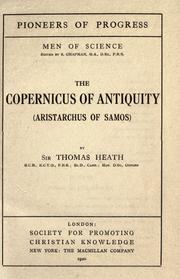 Cover of: The Copernicus of antiquity (Aristarchus of Samos)