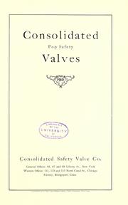 Cover of: Consolidated pop safety valves